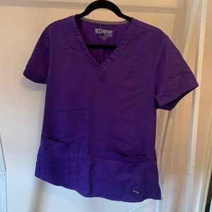 Purple Scrub Top